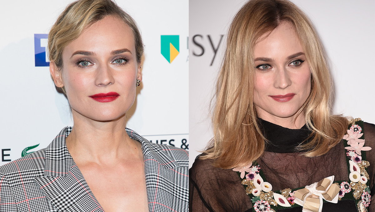 Noch eine Nummer kürzer wagte sich Diane Kruger. Früher mit langen, blonden Haaren – heute mit stylischer Kurzhaarfrisur! Wir finden der Look steht ihr ausgezeichnet.