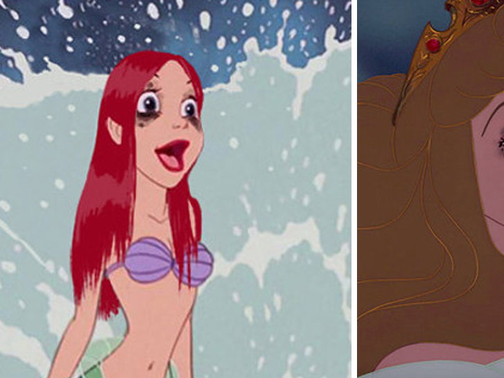 Das wahre Leben! Disney Prinzessinnen mit realistischem Make-up