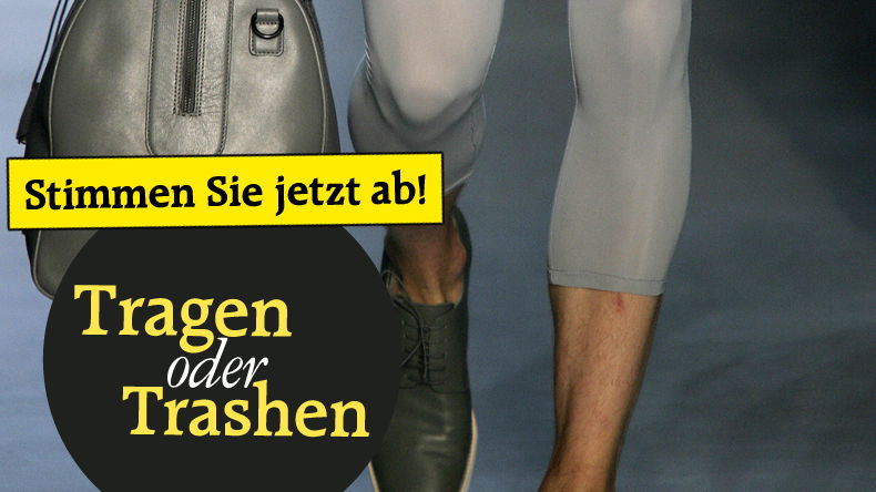 Neuer Trend: Männer in Leggins bzw. Meggings