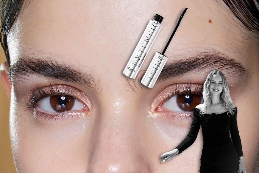 Mascara für lange Wimpern