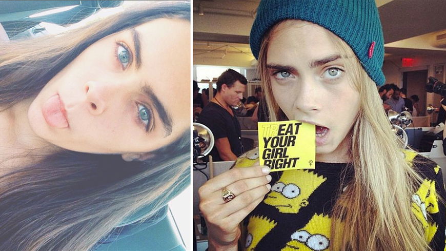 OMG! Cara Delevingne hat eine Doppelgängerin!