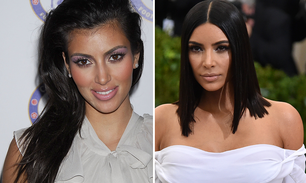 Kim Kardashian früher und heute