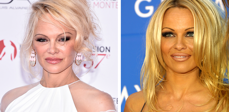 Pamela Anderson früher heute