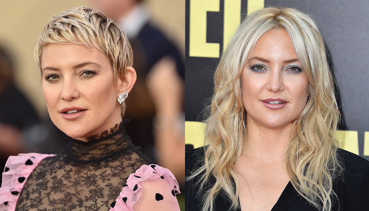Kate Hudson trägt den Pixie-Cut inzwischen seit einiger Zeit und scheint sich von dem Look gar nicht mehr verabschieden zu wollen. Nachdem die Schauspielerin 2017 mit einer raspelkurzen Fast-Glatze schockte, fühlt sie sich mittlerweile mit dem blonden Pixie am wohlsten.