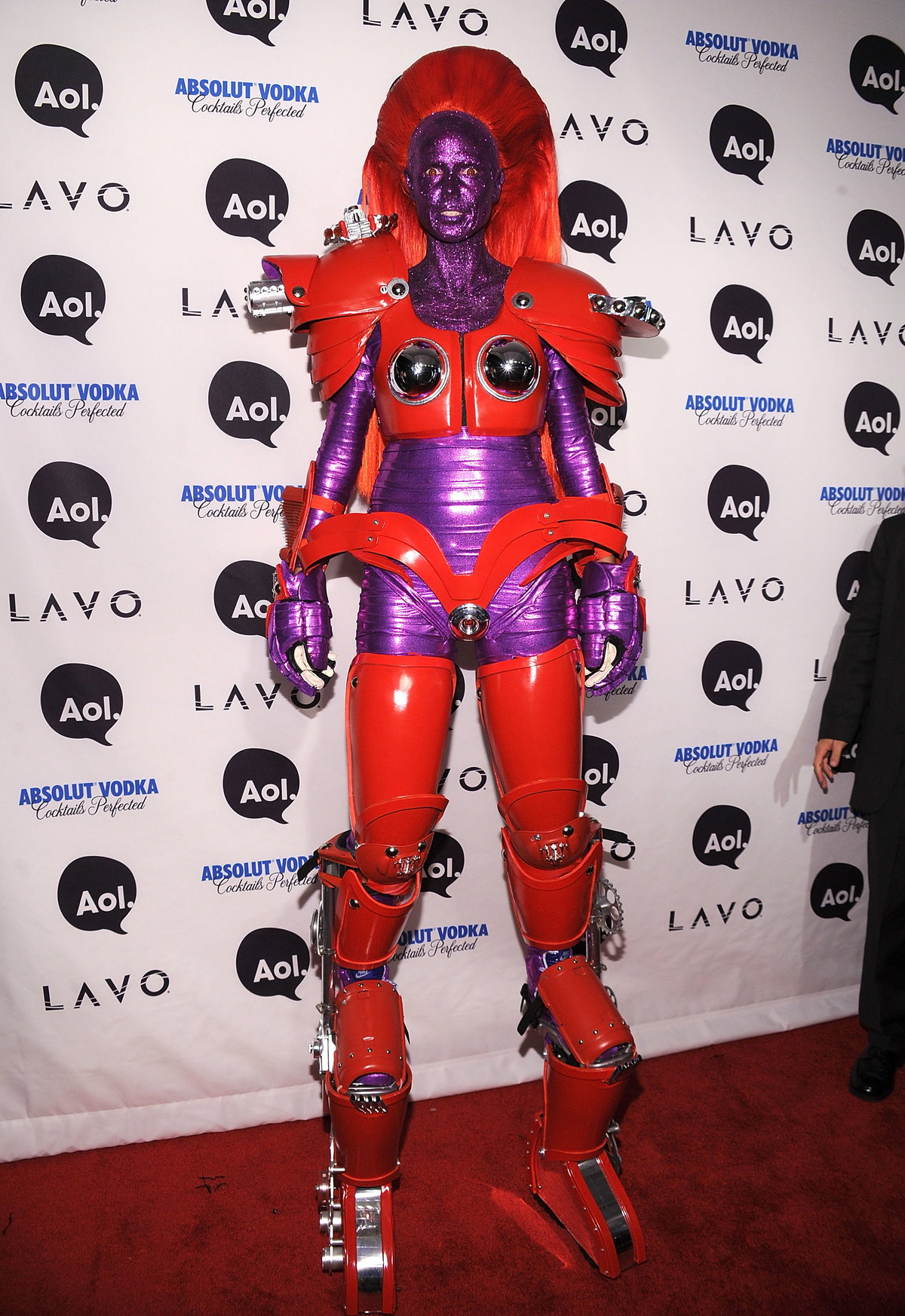 2010, Transformers-Roboter: Wir haben keine Ahnung, was Heidis Halloween-Kostüm von 2010 darstellen sollte! Ein Transformer? Ein Roboter? Ein Power-Ranger? Was auch immer, sie sah wieder einmal top aus und stahl jedem die Show!