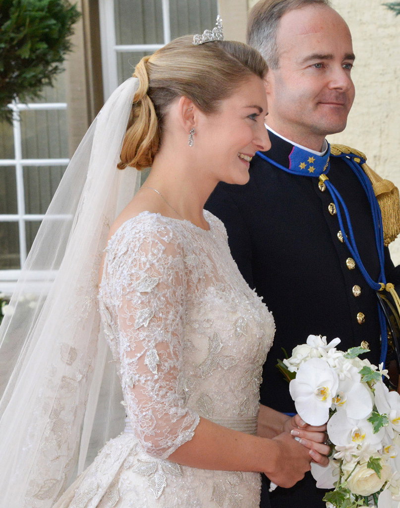 Stephanie von Luxemburg für ihre Hochzeit in 2012