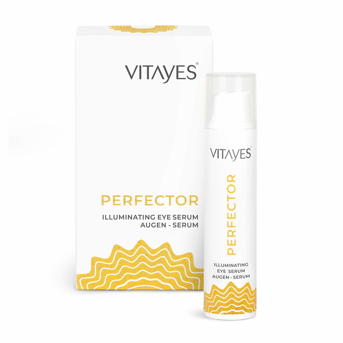 "Perfector"-Augengel mit aufhellendem Effekt von Vitayes über Amazon, ca. 19 Euro