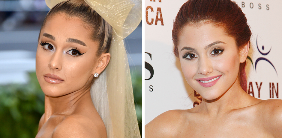 Ariana Grande vorher und nachher