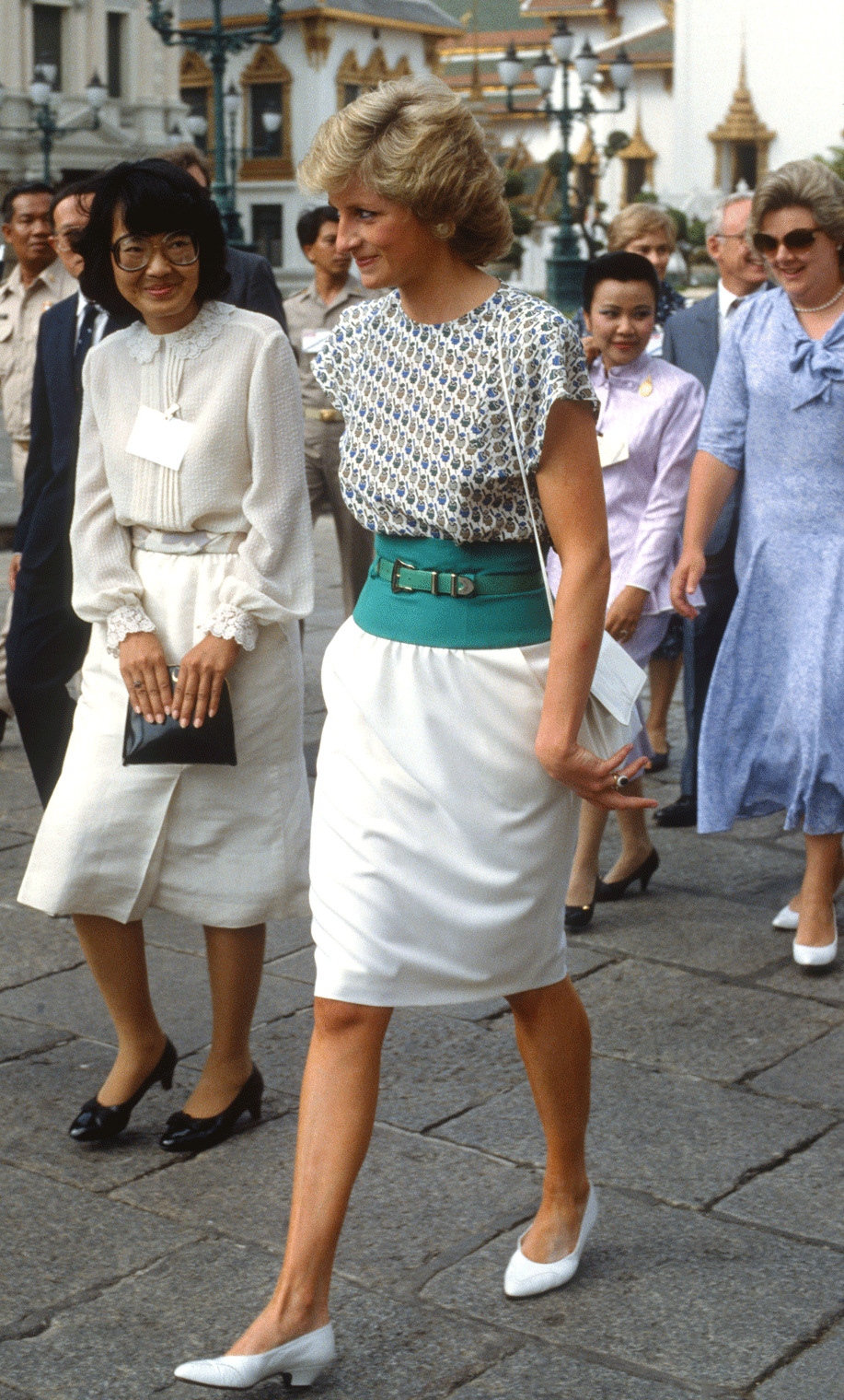 Lady Di in einem Sommer-Look