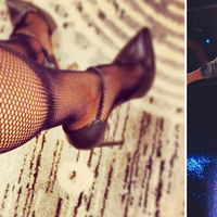 Trend: Netzstrumpfhose - Heidi Klum macht's vor