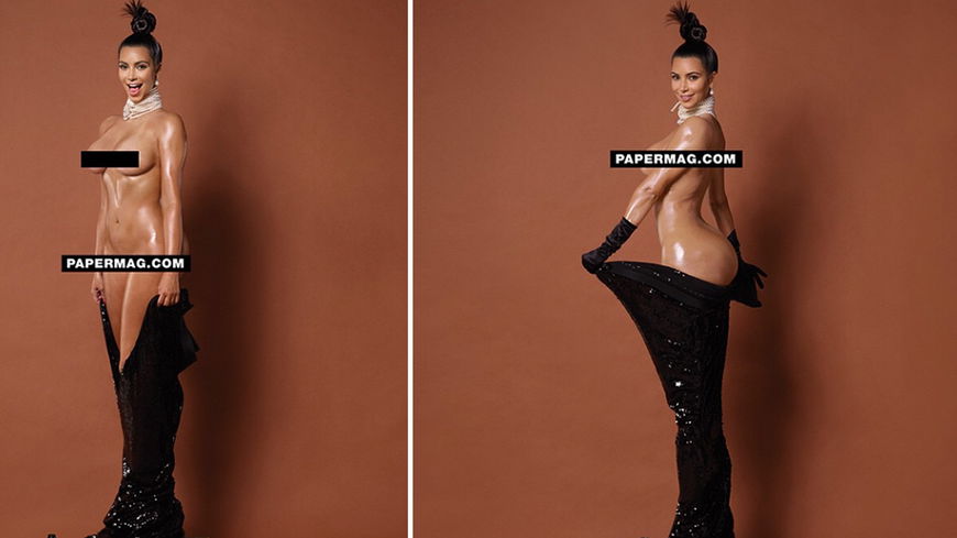 Nackt, nackter, Kim Kardashian - Jetzt zieht sie vollkommen blank