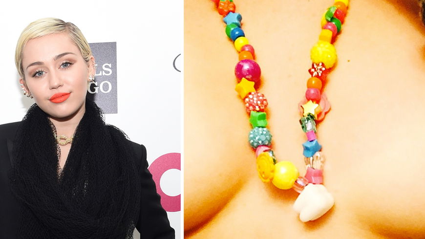 Fashion-Tooth? Miley Cyrus und ihre Weisheitszahn-Kette