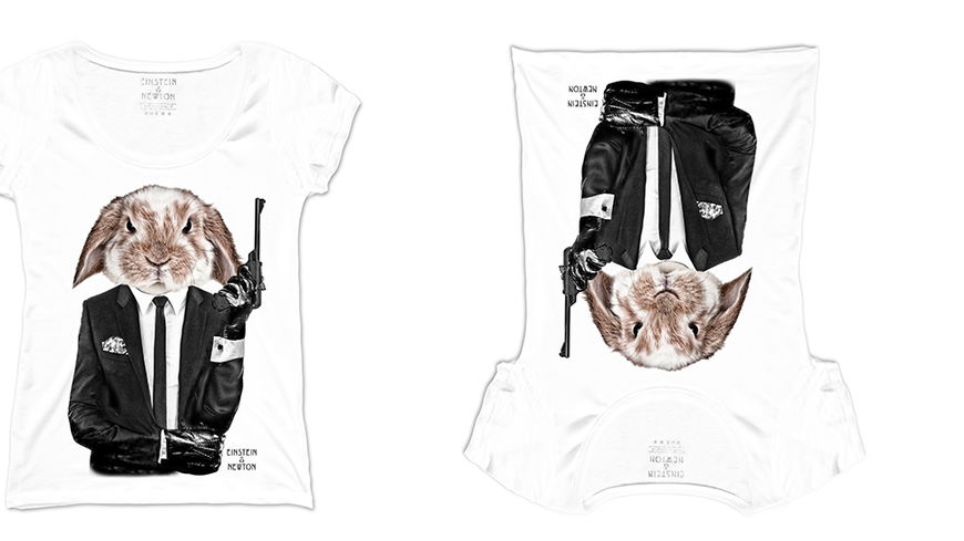 We love: Karl Lagerfeld Bunny-T-shirt von Einstein & Newton!