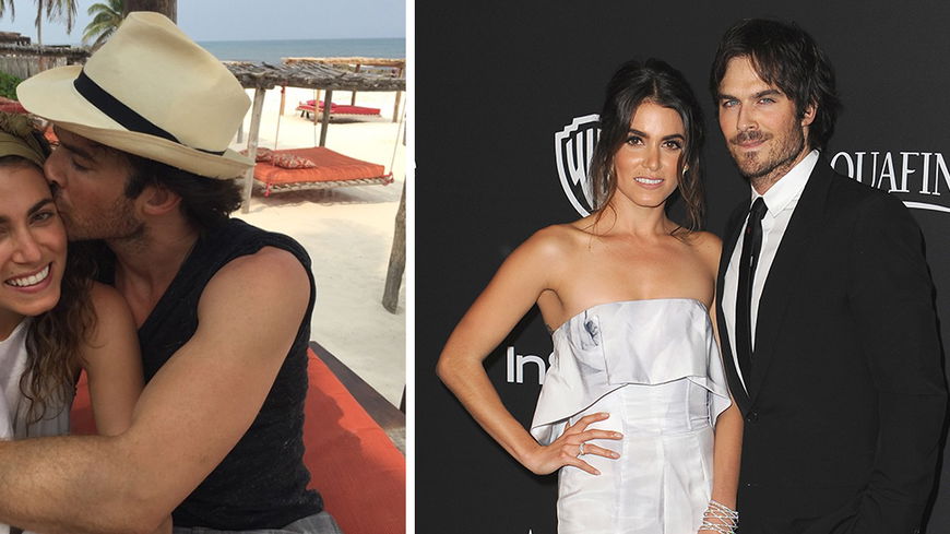 Totally in Love: Ian Somerhalder & Nikki Reed in den Flitterwochen