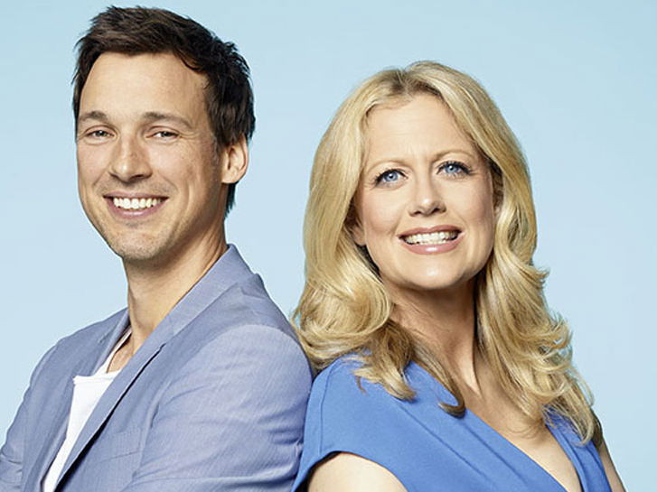 Interview mit Barbara Schöneberger & Florian David Fitz: Bitte den Mund ganz weit öffnen