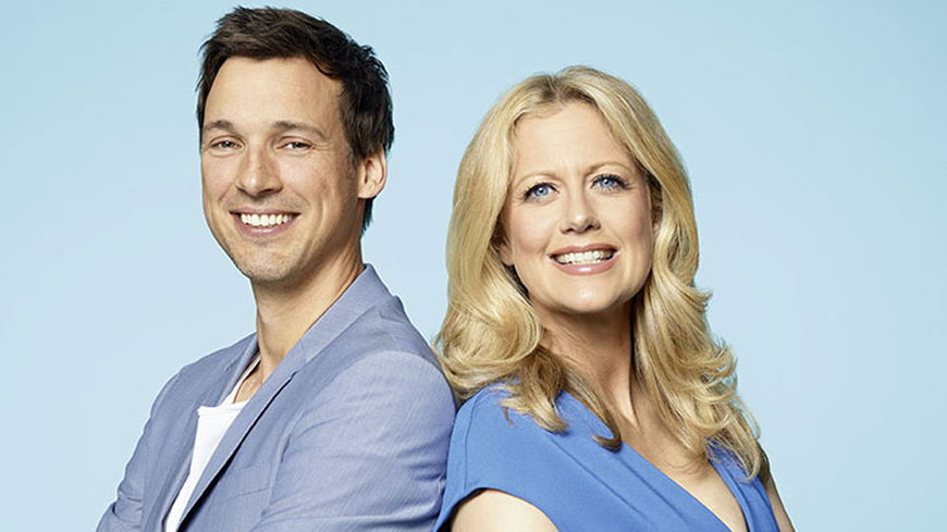 Interview mit Barbara Schöneberger & Florian David Fitz: Bitte den Mund ganz weit öffnen 