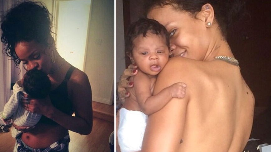 Nackt-Kuscheln mit Tante Rihanna