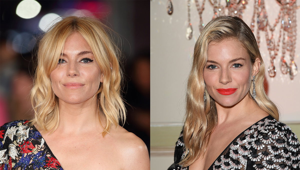 Sienna Miller sieht einfach mit jeder Frisur umwerfend aus, doch besonders mögen wir die Schauspielerin mit gewelltem Longbob.