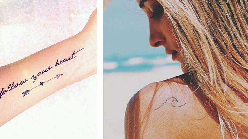 Wie Cool! Diese Tattoos halten nur zwei Jahre