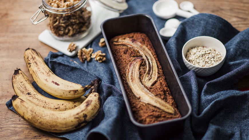 Bananenbrot mit Haferflocken: Das Rezept von Anna Schürrle hilft beim Abnehmen