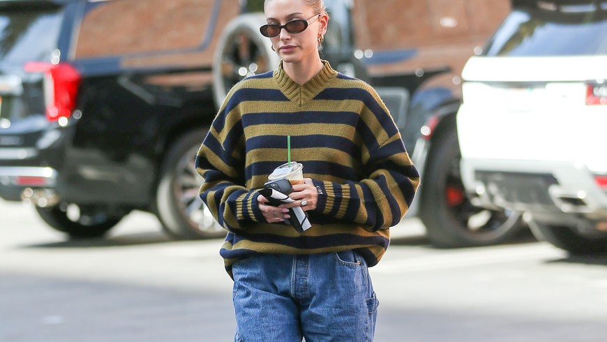 Hosen-Trends 2022: So macht Hailey Bieber Baggy Jeans zum Frühlings-Trend
