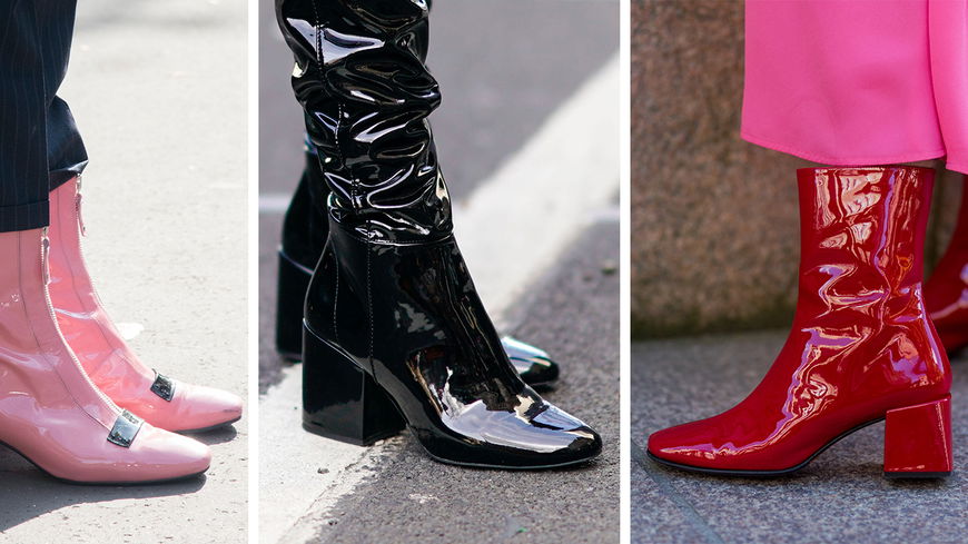 Stiefel in Lack-Optik: In diesen Modellen wandern wir stilvoll durch den Herbst 