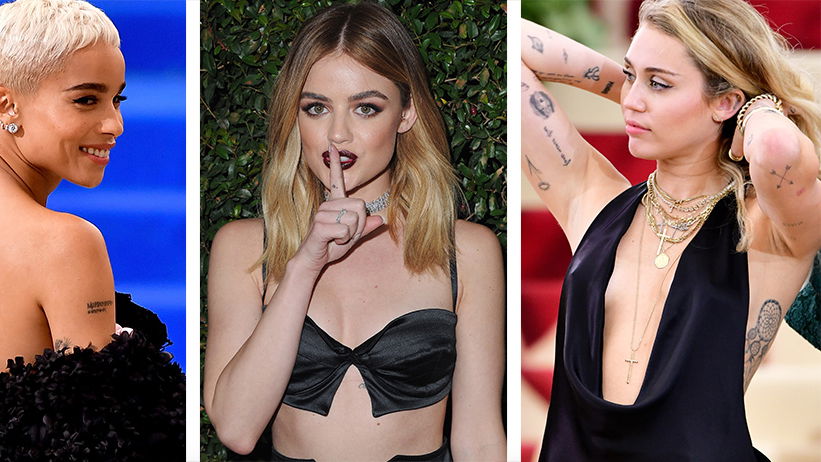 Mini-Tattoos: Das sind die coolsten Motive der Stars