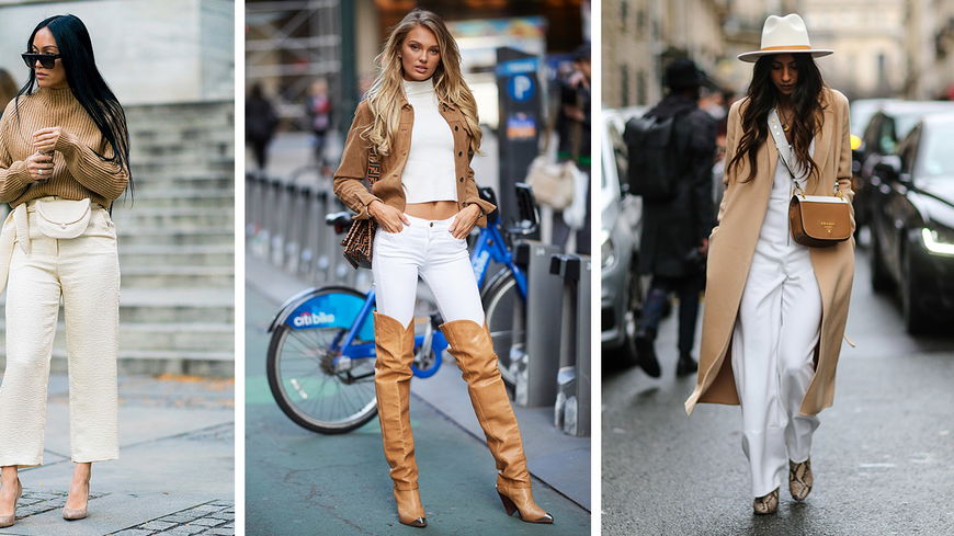 Weiße Hosen: So stylst du die Trendteile im Winter richtig