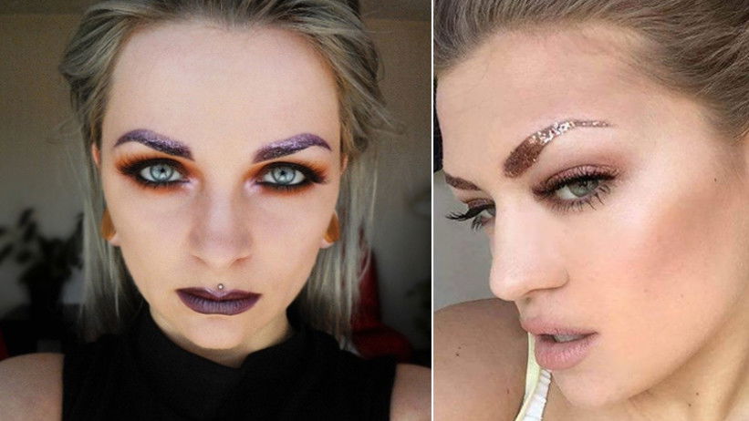 Gefährlicher Beauty-Trend: „Glitter Eyebrows“