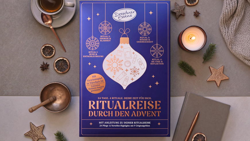 Gewinnt 4x1 Adventskalender "Ritualreise durch den Advent" von Dresdner Essenz